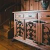 Natural Furniture Almirah Carved