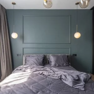 Natural Furniture Bed Grey