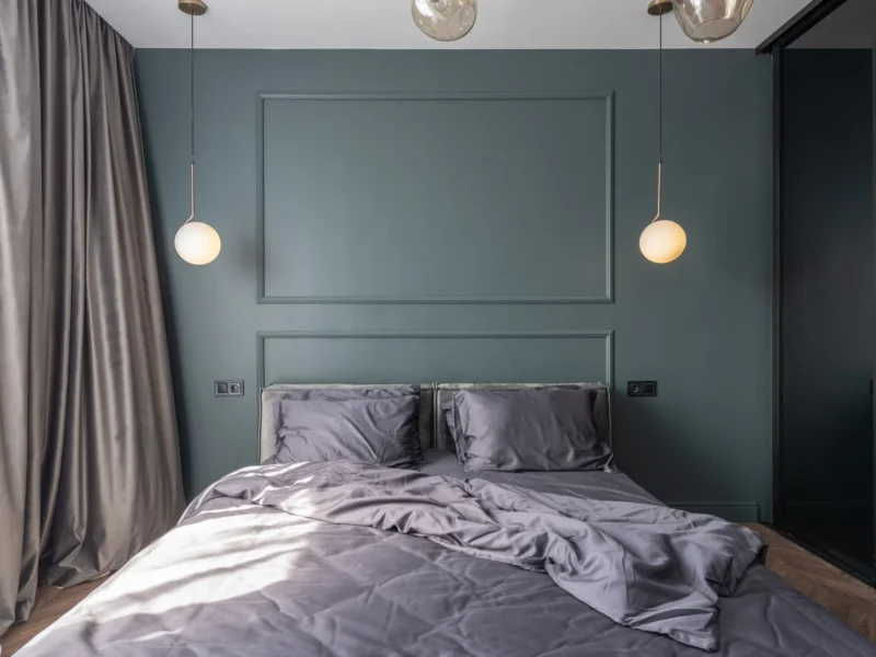 Natural Furniture Bed Grey