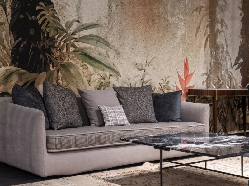 Natural Furniture Sofa Grey